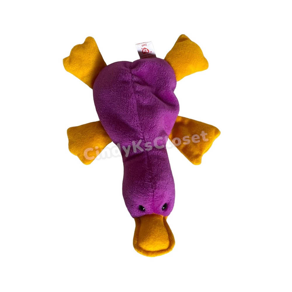 RARE Retired 1993 Patti the Platypus Ty Beanie Baby Tush Tag ERRORS